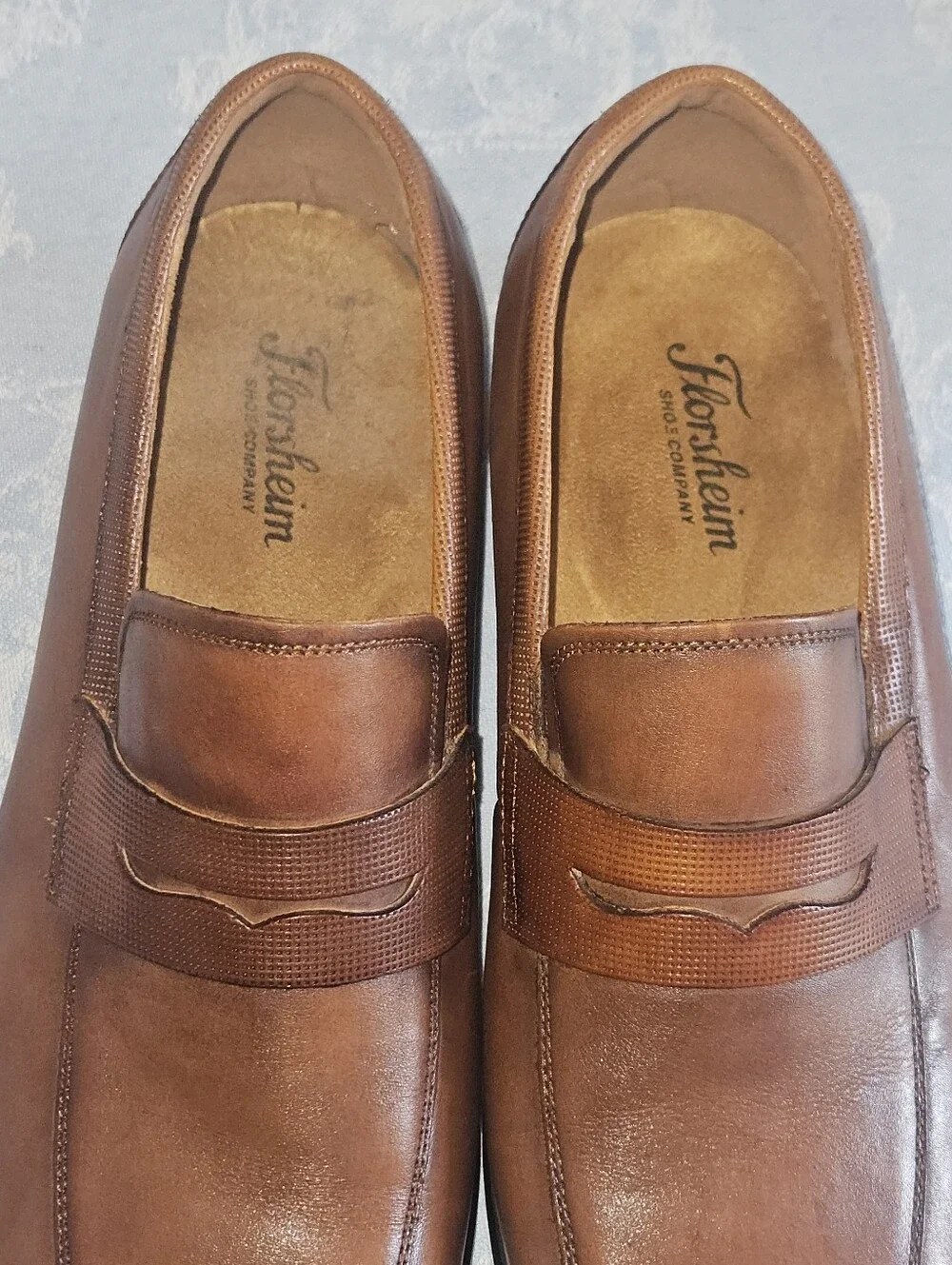 Florsheim Postino Moc Toe Penny Loafers Mens 12M - Picture 13 of 13